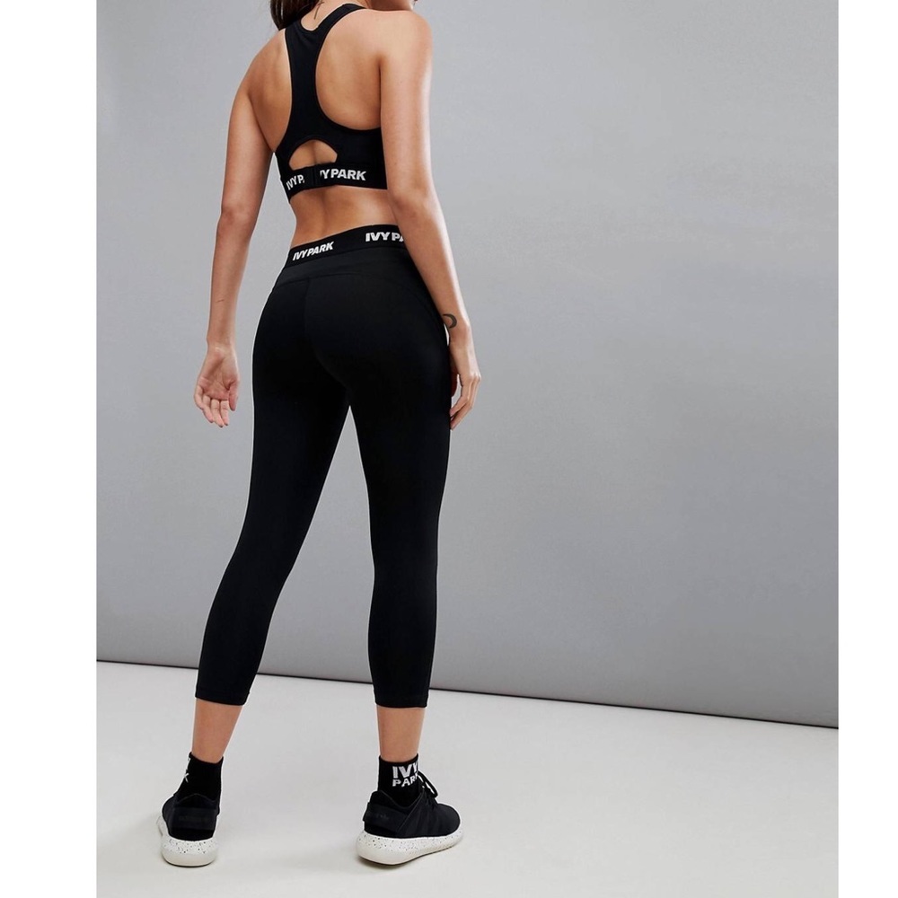 Ivy Park Beyoncé Black 7/8 Leggings Size XS